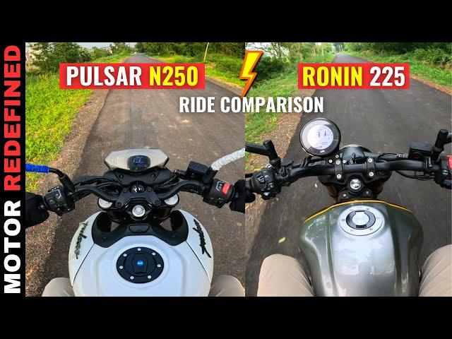 2024 Bajaj Pulsar N250 Vs TVS Ronin 225 Ride Comparison | Best Kaun??