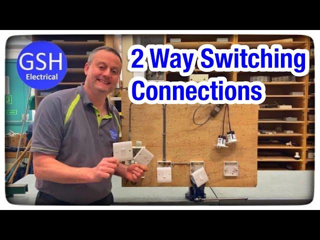 Lighting Circuit 2 Plate Method How to Wire and Connect up 2 Way Switches (Connections Explained)