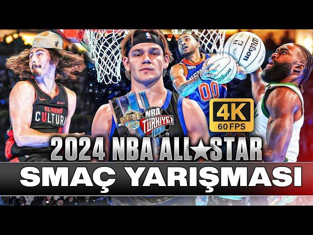   2024 NBA ALL-STAR SMAÇ YARIŞMASI | GENİŞ ÖZET | 4K 60fps - SLAM DUNK CONTEST | Mac McClung ...