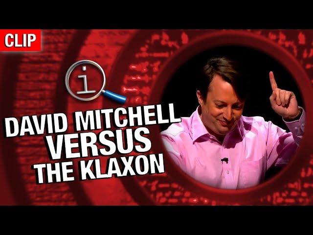 QI | David Mitchell Versus The Klaxon