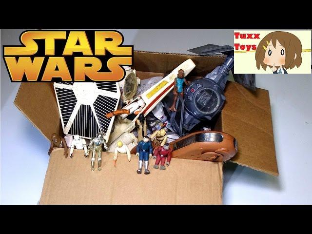 Mystery box of old star wars toys (1st generation 1977) RARE BLUE SNAGGLE TOOTH!