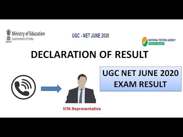 NTA UGC NET June 2020 Exam Result Update | NTA Representative