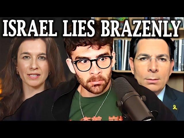 Sky News' Yalda Hakim DESTROYS Israeli Envoy's Lies | HasanAbi Reacts