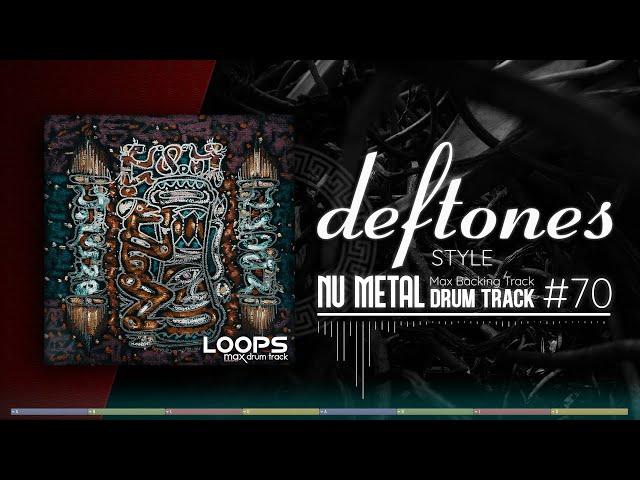 Nu Metal Drum Track / Deftones Style / 125 bpm