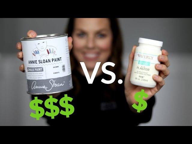 Annie Sloan Chalk Paint vs. Waverly Chalk | Premium vs. Walmart Bargain Chalk Paint