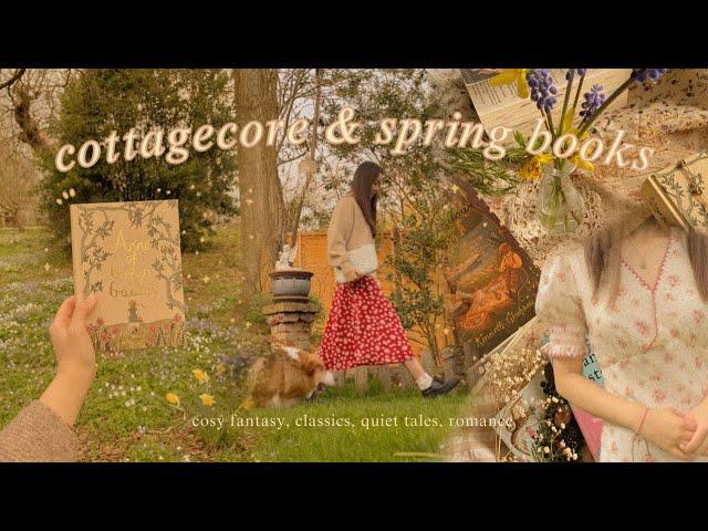 cottagecore & spring book recommendations 