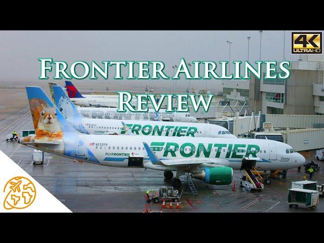 Frontier Airlines Review flight attendant & TakeOff Flight Review