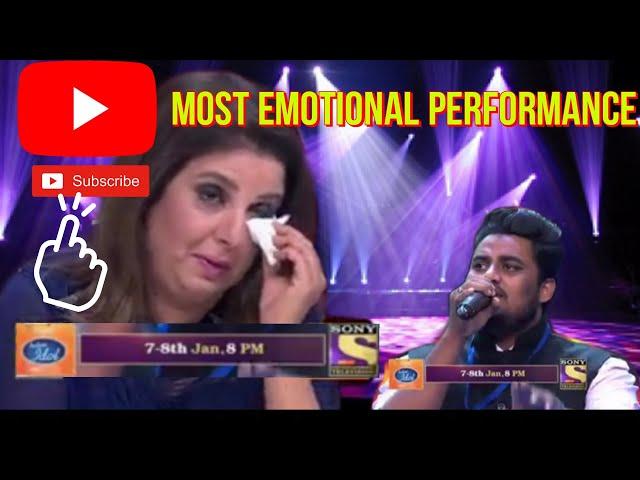 Indian Idol Best Performance that made Farha Khan cry