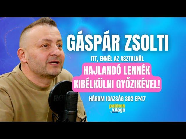 GÁSPÁR ZSOLTI: GYŐZIKÉVEL HAJLANDÓ LENNÉK KIBÉKÜLNI - ITT! / Három igazság / Palikék világa by Manna