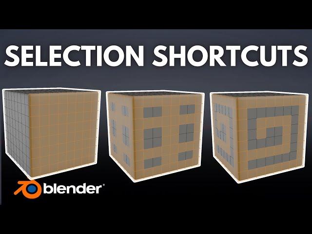 Secret Selection Shortcuts in Blender!
