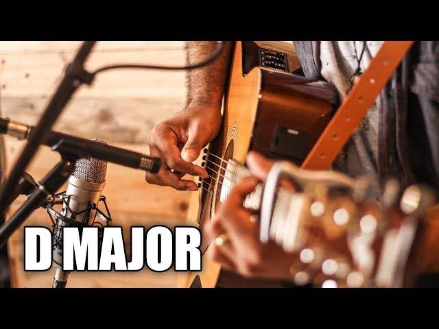 Acoustic Guitar Backing Track In D Major | Your Heart