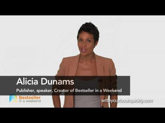 Alicia Dunams | Best Seller in a Weekend