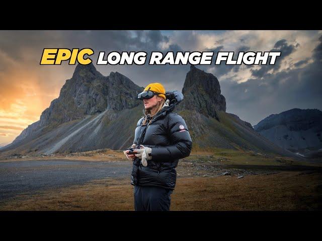 EPIC Long Range FPV Flight in Iceland | Helion 10 Inch FPV Drone