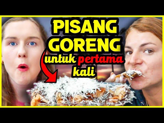 FOREIGNERS SHOCKED by PISANG GORENG in INDONESIA 