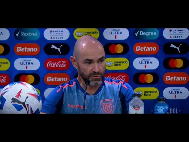 Rueda de prensa de Félix Sanchez, post partido Ecuador 0 México 0