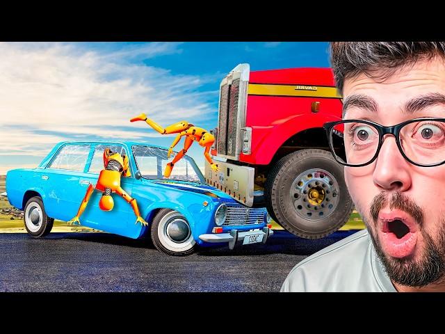 ACCIDENTES DE CAMIONES Y COCHES  | BeamNG Drive