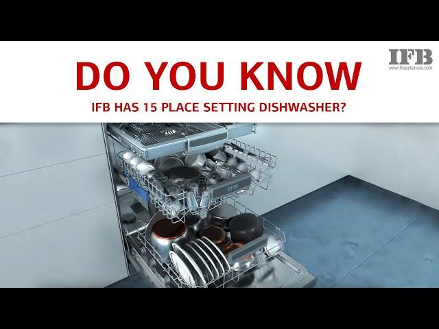 IFB Dishwasher – 15 Place Settings