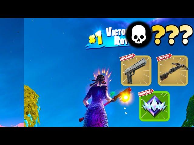 High Elimination Unreal Ranked Solo Zero Build Win Gameplay (Fortnite Chapter 5 Season 3)