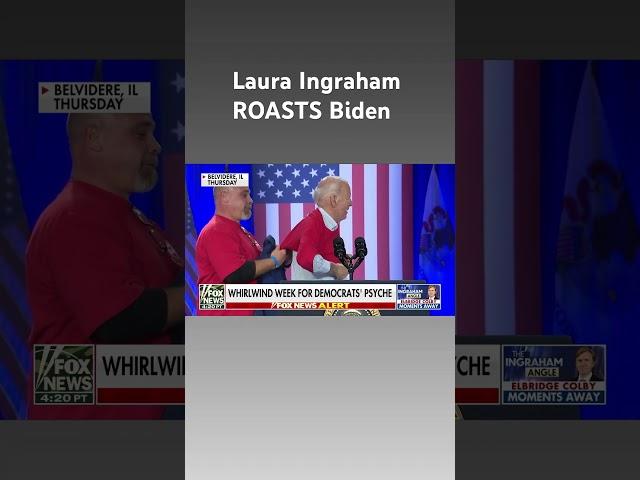 Laura Ingraham: Biden is almost able to dress himself #shorts