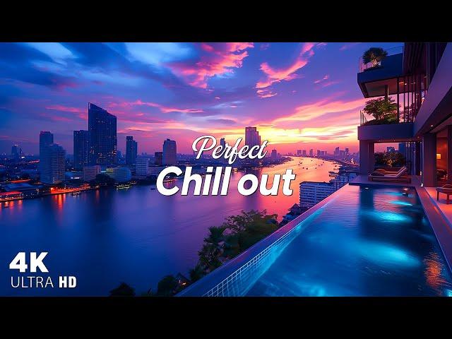 Luxury Sunset Chillout  Perfect Chillmix Playlist for Mood Booster - Beatiful Night City Vibes