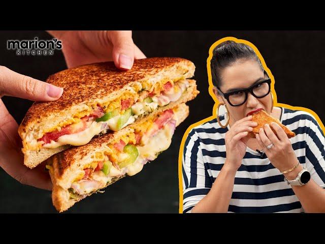 Mumbai Street Toast Sandwich ...cheesy mashed potato in a sandwich? YES | Marion’s Kitchen