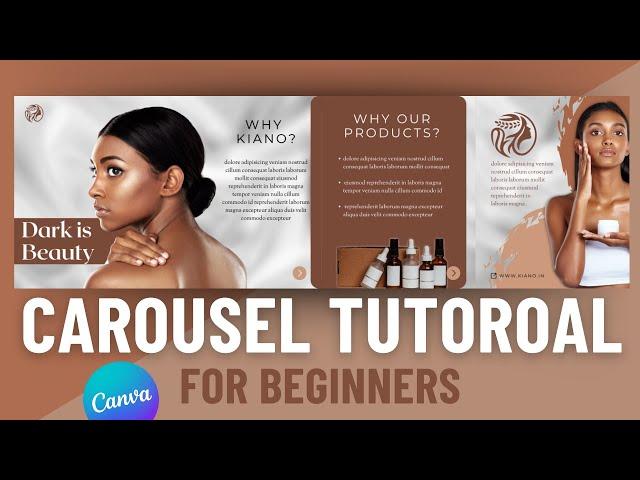 How to Create INSTAGRAM CAROUSEL post with Canva | Step by Step Canva Tutorial