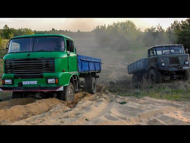 Which truck is better off road  Soviet GAZ-66 or German IFA W50L   Let's check!