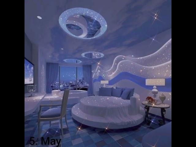 choose your birthday month and see your dream bedroom 