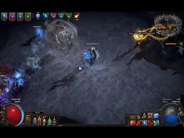 POE Элементалист-големансер, Uber Elder 2,5мин