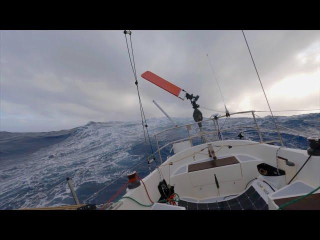 Knockdown! Solo Sailor Simon Curwen: Onboard footage from Hobart to Chile