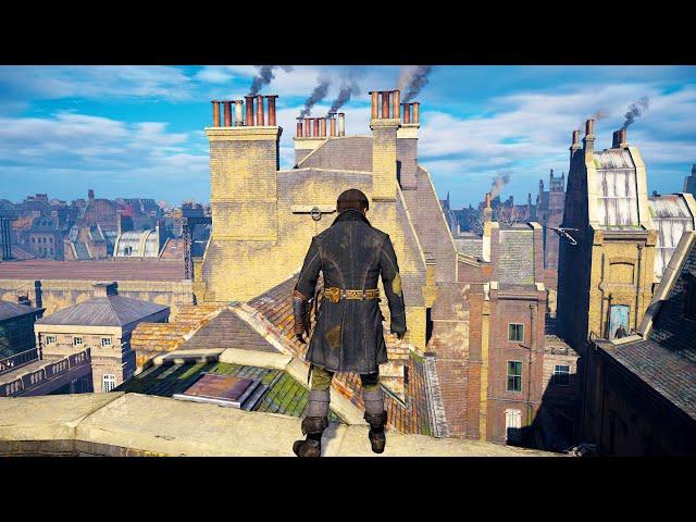 Assassin's Creed Syndicate - 4K Free Roam Parkour Gameplay with Jacob Frye