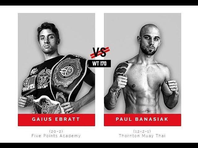 Paul Banasiak Vs. Gaius Ebratt | Muay Thai at Madison Square Garden