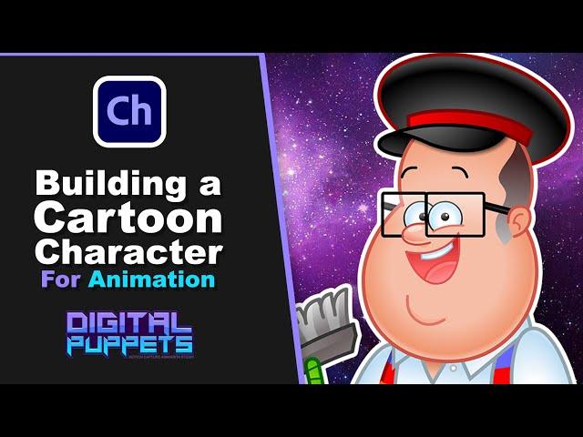 Making a cartoon character for animation