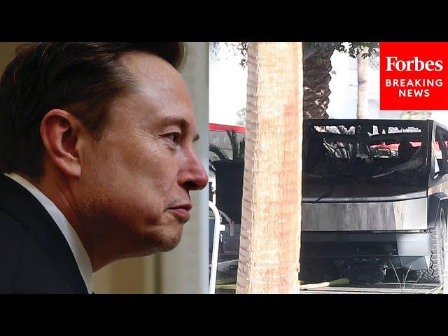 Elon Musk Reacts To Tesla Cybertruck Explosion Outside Trump Tower In Las Vegas