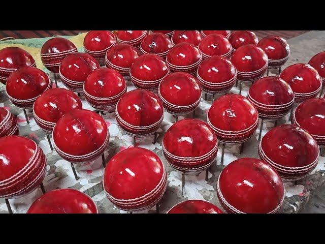 Cricket World Cup Ball Making Process In Indian Factory 