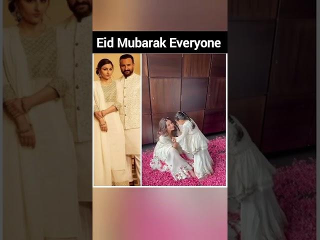 #eidmubarak by #sohaalikhan and her #daughter #eidmubarakstatus #celebration