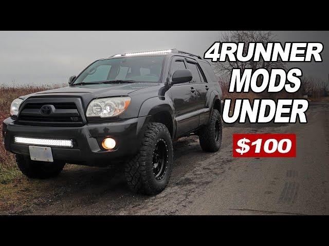 Best Cheap Toyota 4runner Mods For Under $100