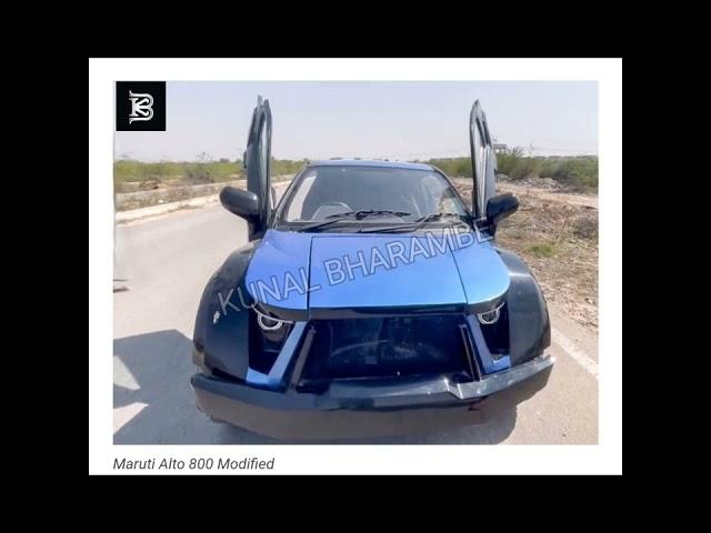 Maruti Alto 800 Modified Into 2 Door Coupe Crossover #Maruti #Alto #Modified