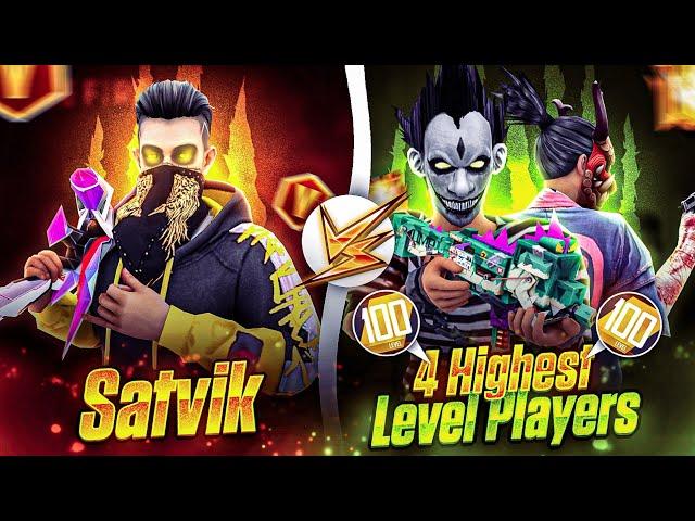 OMG, Itna Jyada LEVEL SATVIK vs HIGHEST LEVEL 4 PLAYERS