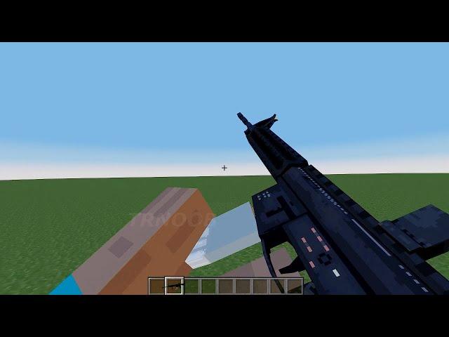 attachments test (TRNoob's Guns mod) | Minecraft