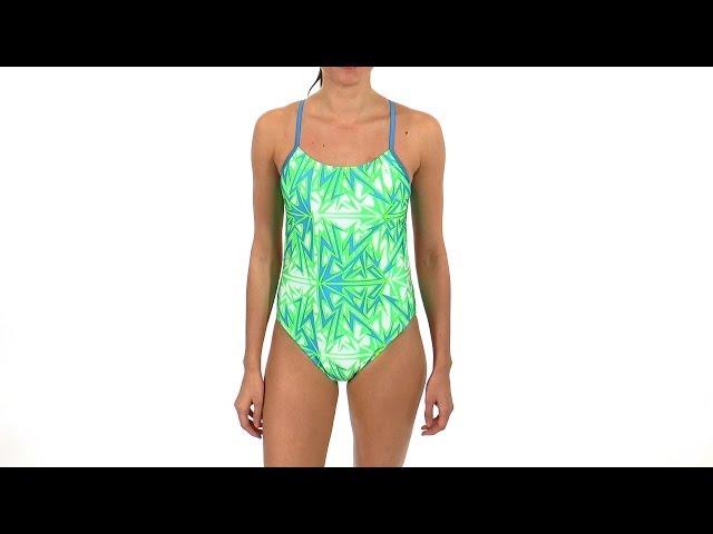 Nike Swim Zap It Cut Out Tank | SwimOutlet.com