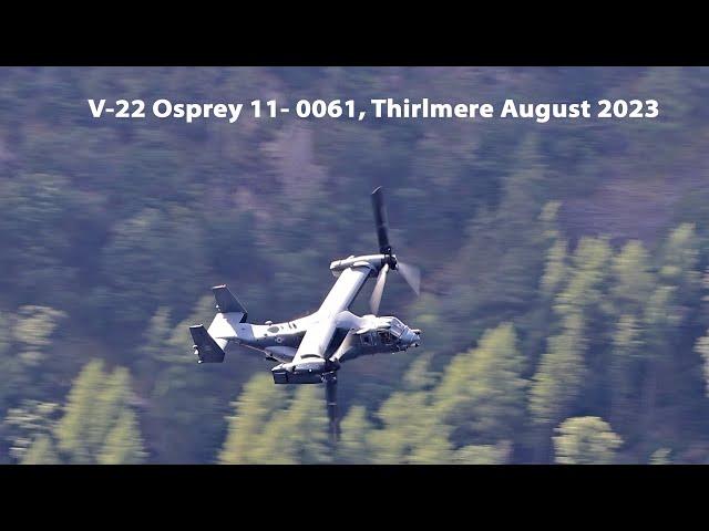 CV-22B OSPREY 11-0061 352nd SOW MILDENHALL, THIRLMERE, LFA17 AUG 2023