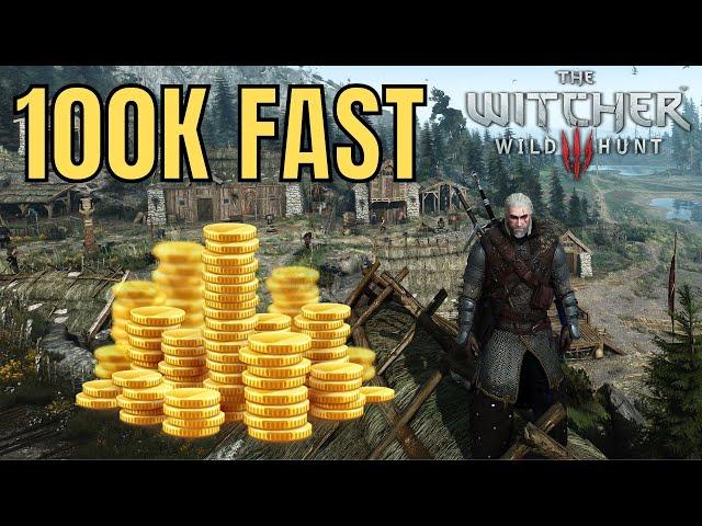 More than 100K per hour fastest money farming in 2024 - Witcher 3 next gen