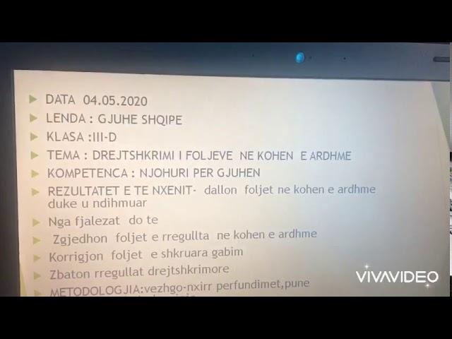 Gjuha Shqipe 3 “Drejtshkrimi i foljeve  ne kohen e ardhme”