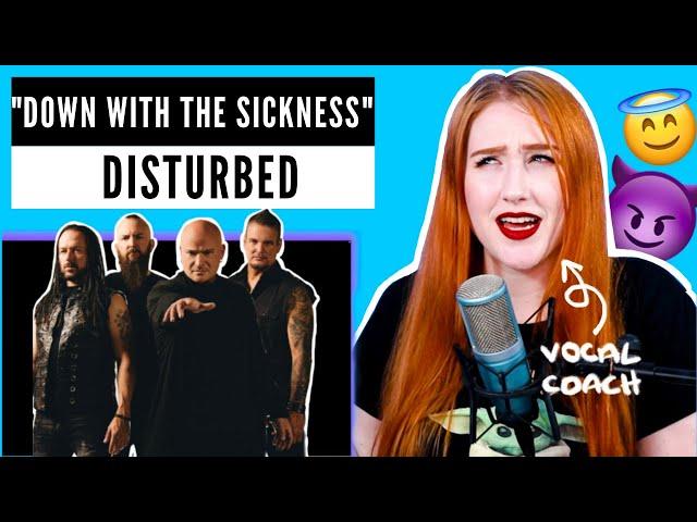 David's voice is so sweet... also demons | Vocal Analysis "Down With The Sickness" by Disturbed