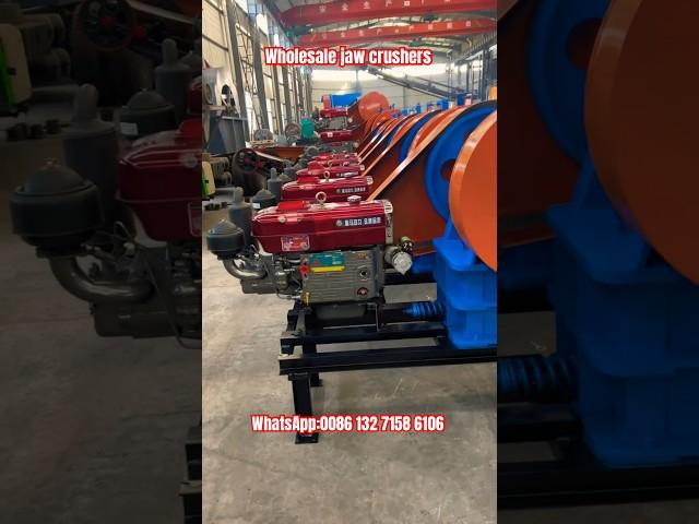 Wholesale small jaw crushers, stone crushing machine, rock crusher powered by diesel engine