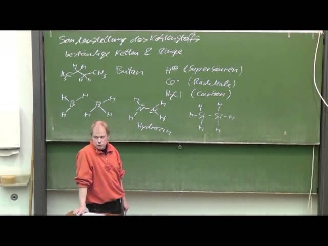 Vorlesung Organische Chemie 1.01 Prof. G. Dyker