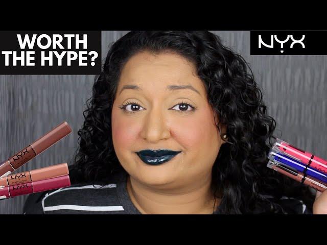 NYX Shine Loud Liquid Lip Color Review & Swatches