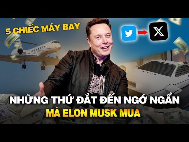 NHỮNG THỨ ĐẮT GIÁ ĐẾN MỨC NGỚ NGẨN MÀ ELON MUSK SỞ HỮU