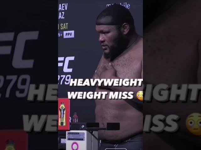 HEAVYWEIGHT Weight miss #ufc #shorts #chrisbarnett #mma